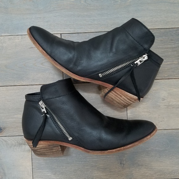 Sam Edelman Shoes - Sam Edelman Black Leather Ankle Booties